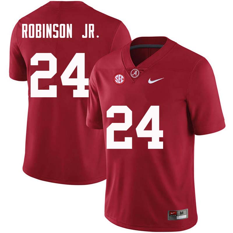 Men #24 Brian Robinson Jr. Alabama Crimson Tide College Football Jerseys Sale-Crimson